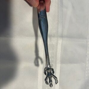 Antique Silver claw sugar tongs 🦅